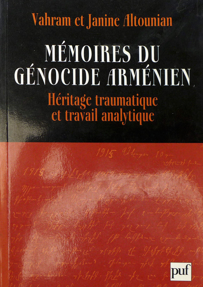 Mémoires du génocide arménien Cover